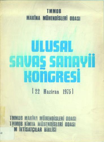 ULUSAL SAVAŞ SANAYİ KONGRESİ 1975